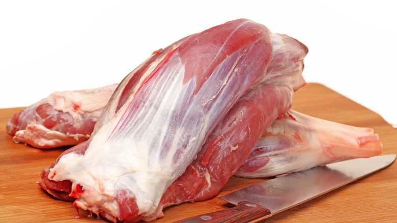 Meat with connective tissues