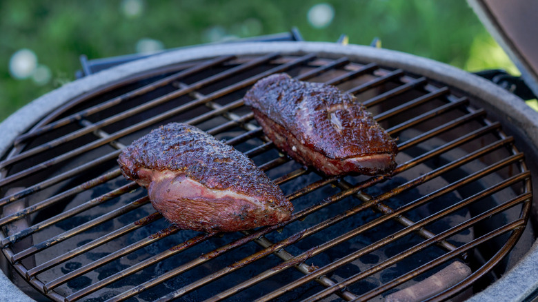 Grilled duck breast