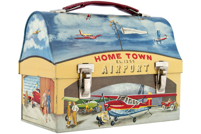 King Seeley, Home Town Airport (1960), $1,200; Bottle, $275