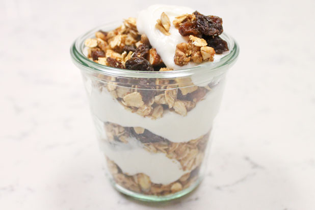 Granola and Greek Yogurt Parfaits Recipe