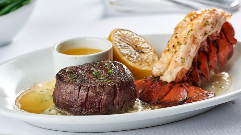 Ruth's Chris Steak House steak and lobster