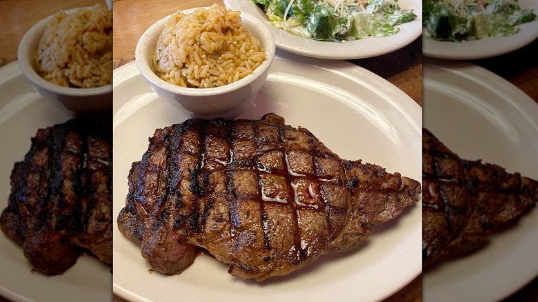 Texas Roadhouse ribeye steak