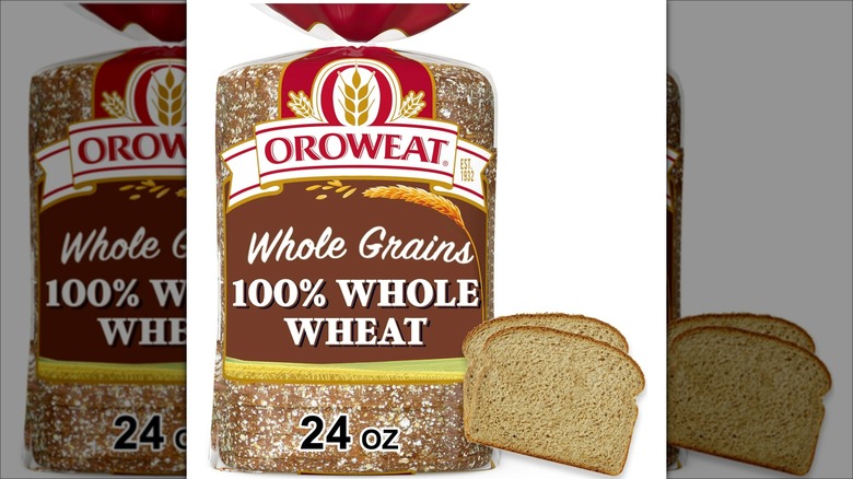 Oroweat whole wheat bread loaf