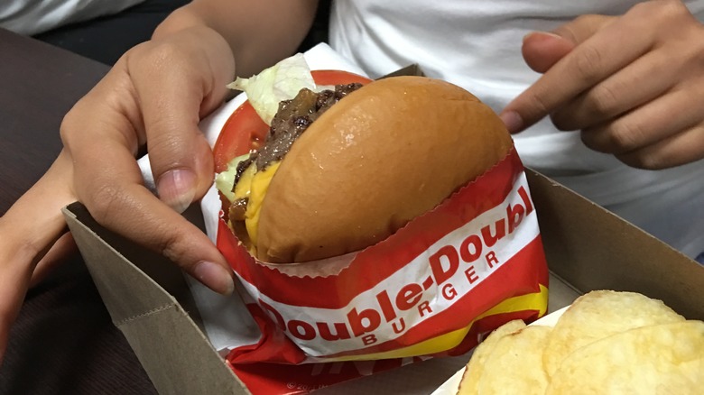 In-N-Out Double-Double burger