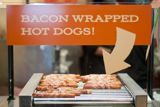 Bacon-Wrapped Hot Dogs