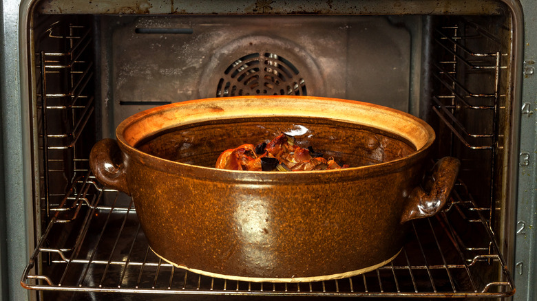 Convection oven with dirty fan