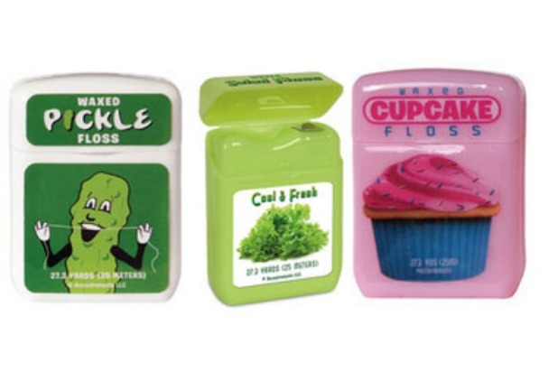 Pickle/Salad/Cupcake Floss, $14.95