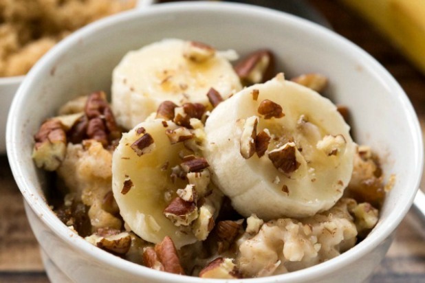 Overnight Crock-Pot Banana Bread Oatmeal