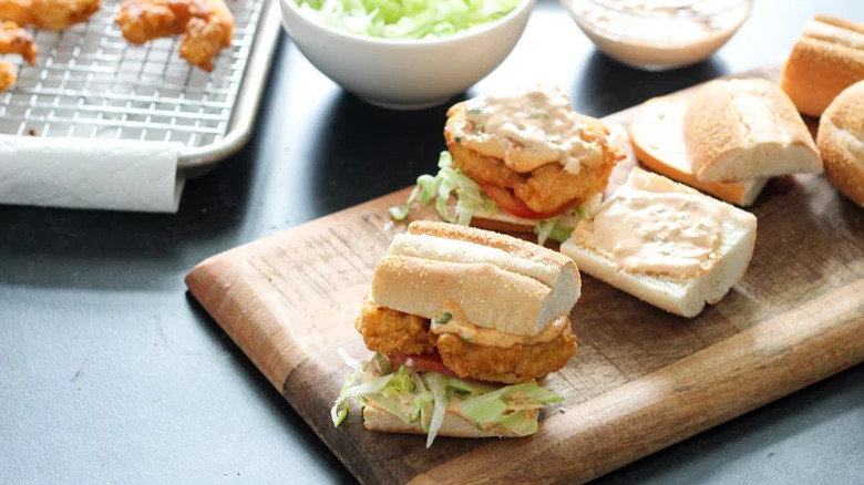 Slider-Style Shrimp Po' Boys