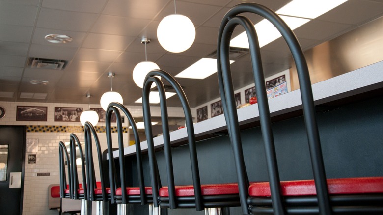 chairs at waffle house bar 