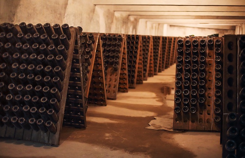 Champagne bottles explode surprisingly often