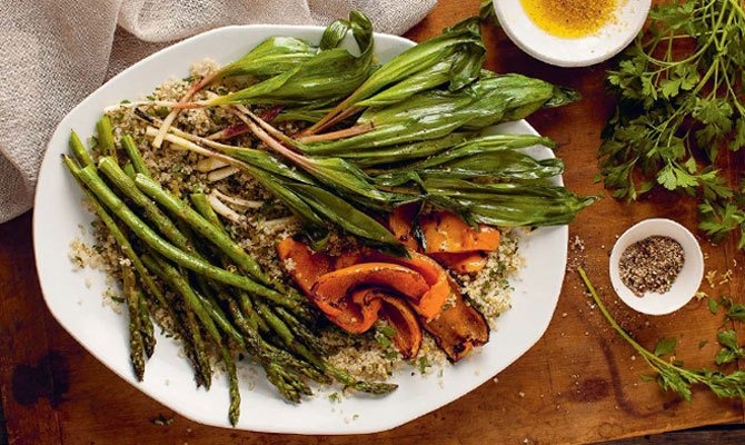 https://www.thedailymeal.com/img/gallery/11-things-you-didnt-know-you-could-make-in-your-rice-cooker/MAIN-Grilled-Ramps-and-Spring-Vegetables-over-Lemon-Parsley-Quinoa-Julie-Bidwell.jpg