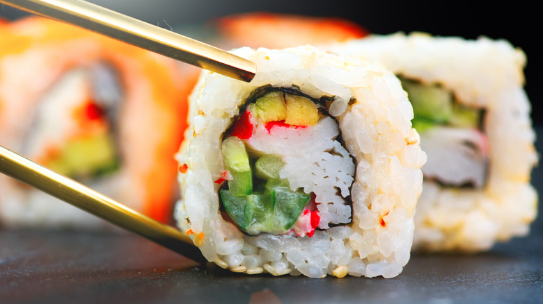 California roll close-up