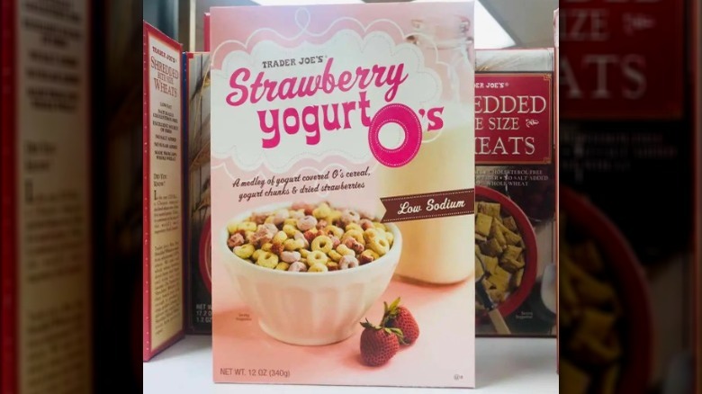 Trader Joe's Strawberry Yogurt O's cereal