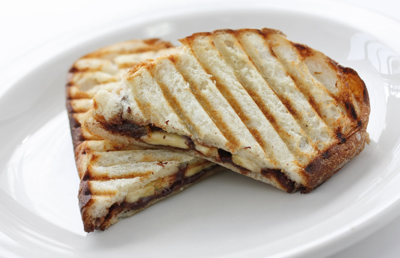 Grilled Banana Bread Ice Cream Sandwiches