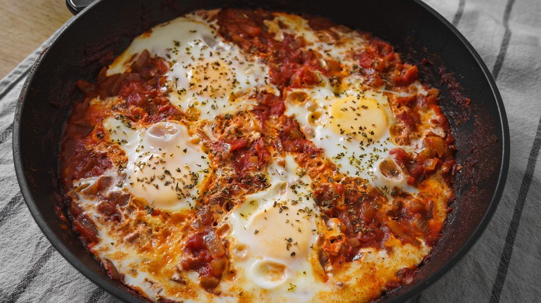 Shakshuka in a pan