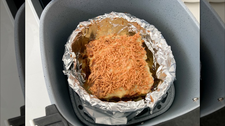 cooking lasagna in air fryer