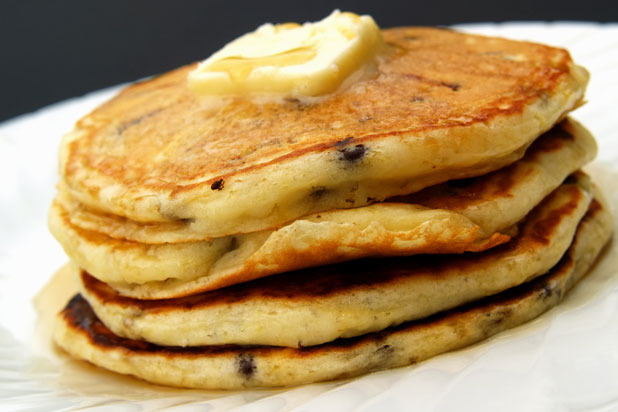 Double Chocolate Chip Pancakes Recipe