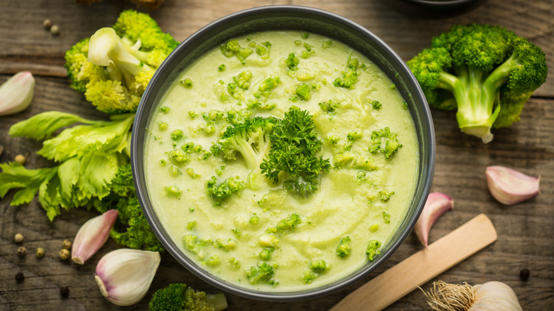 Cream of broccoli soup