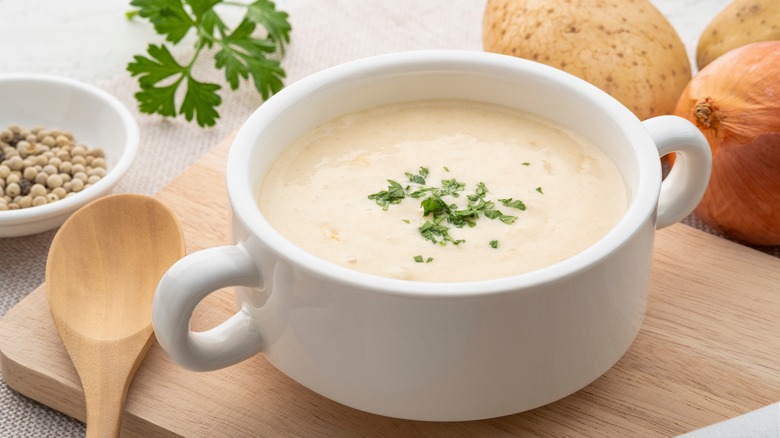 Cream of potato soup