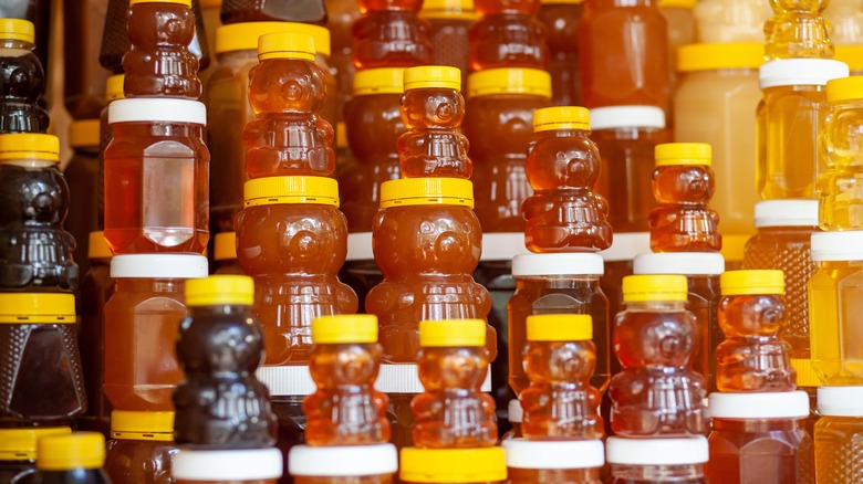 jars filled with honey