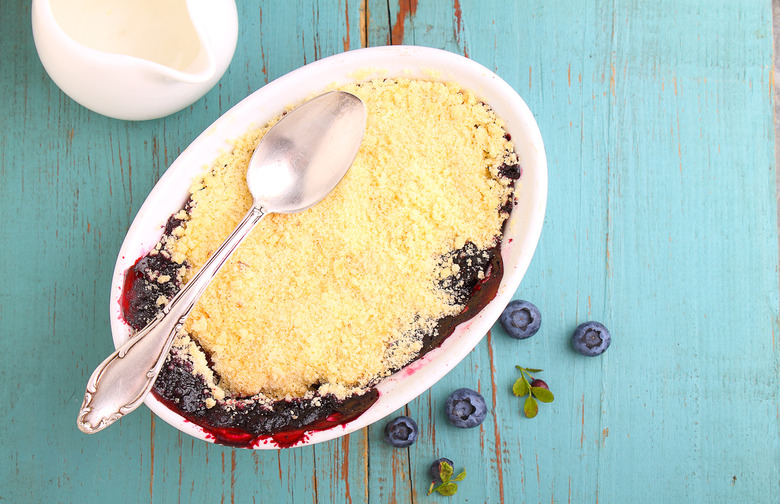 Slow-Cooker Blueberry Cobbler