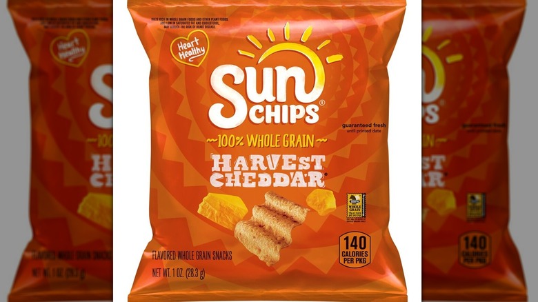 bag of SunChips harvest cheddar