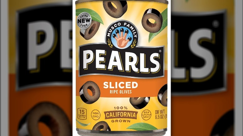 Pearls sliced ripe olives