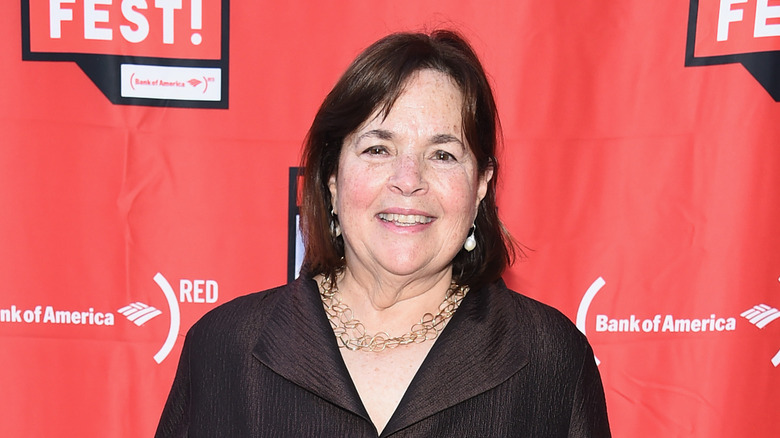 Ina Garten wearing black shirt