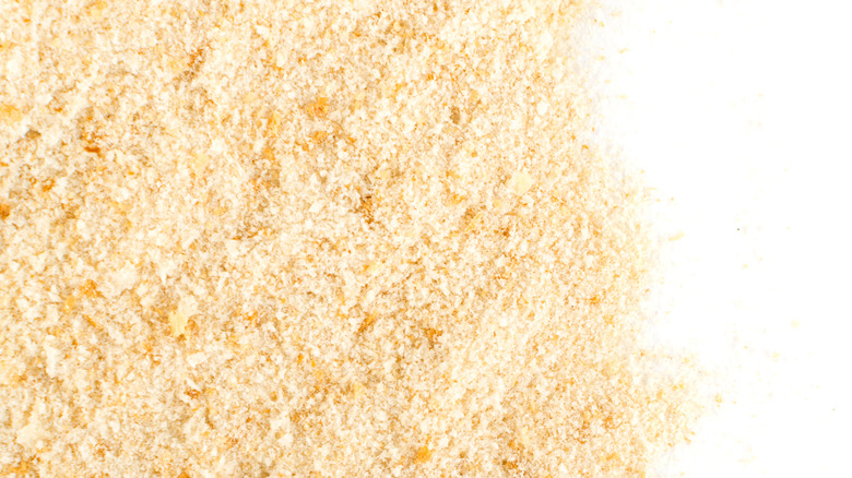 A layer of panko crumbs 