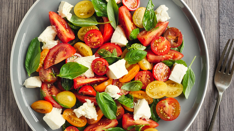 Tomato and basil salad