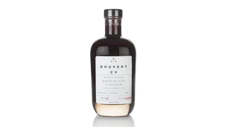 Bottle of Bouvery CV liqueur