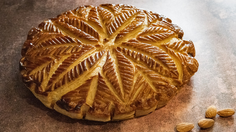 galette des rois with beautiful designs