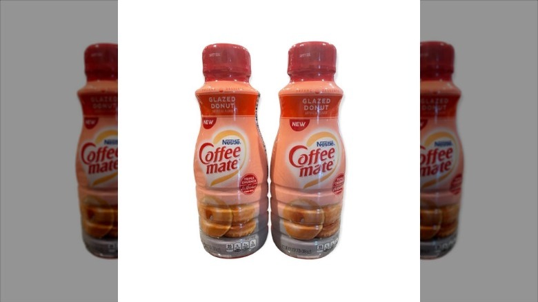 Glazed Donut Coffee mate bottles