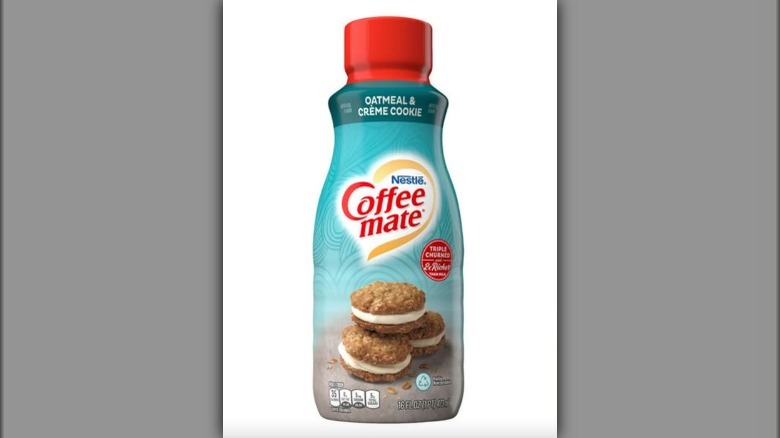 Oatmeal creme pie bottle of creamer