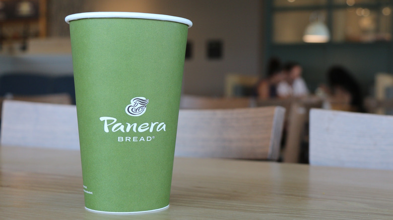 Panera Bread coffee cup