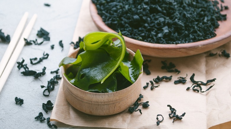 seaweed in kitchen