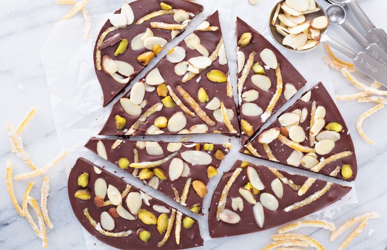 Chocolate Orange Pistachio Bark