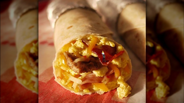 JitB Grande Sausage Breakfast Burrito