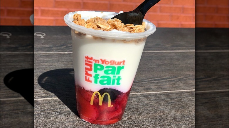 McDonald's Fruit 'n Yogurt Parfait