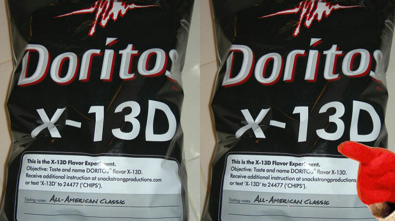 Two X-13D Dorito bags