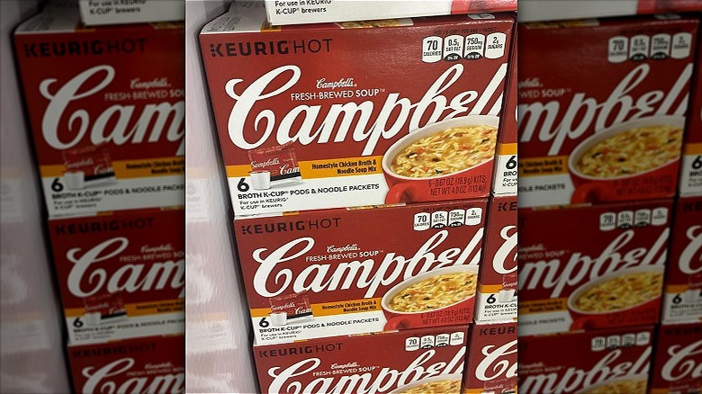 Box of Campbell's K-Cup soup