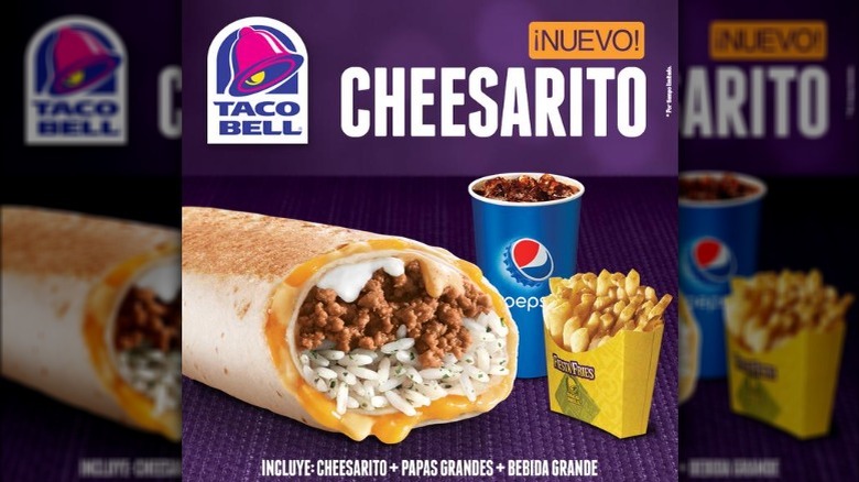 Taco Bell Cheesarito ad