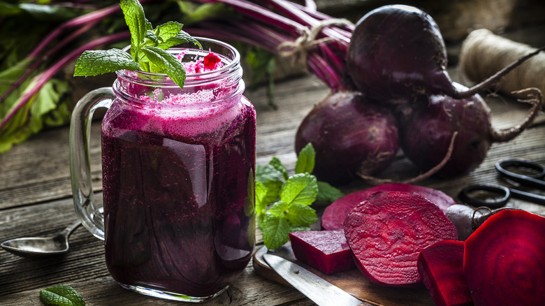 fresh beet juice