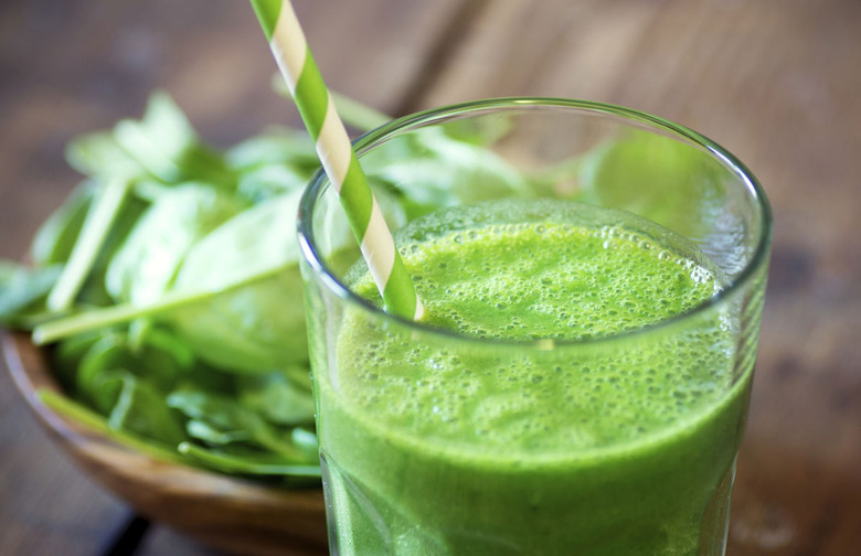 Spinach, Kale, and Cilantro Juice