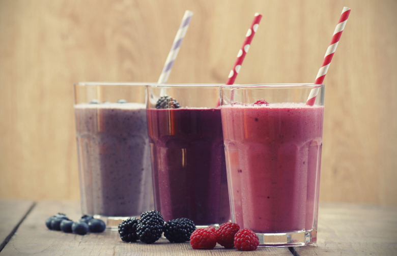 Powder-Free Berry Protein Shake