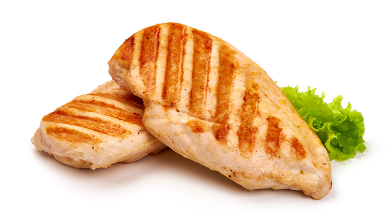 grilled chicken on plate