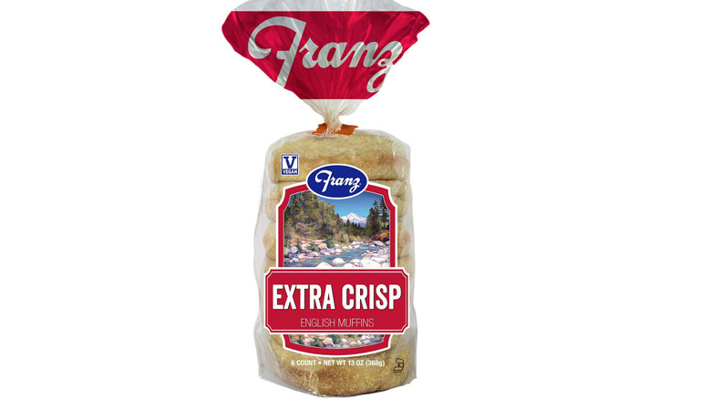 Packet of Franz English muffins