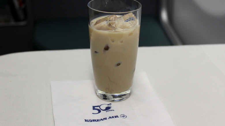 Baileys Irish Cream on airplane