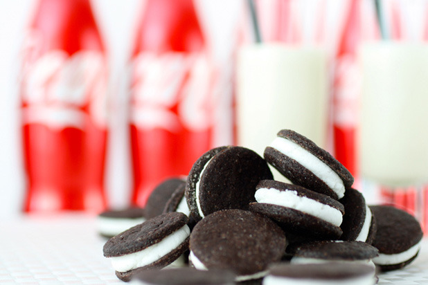 6. Homemade Oreo Cookies with Cream Filling and Milkshake Shots